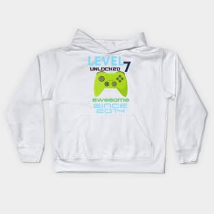 Level 7 Unlocked Awesome 2014 Video Gamer Kids Hoodie